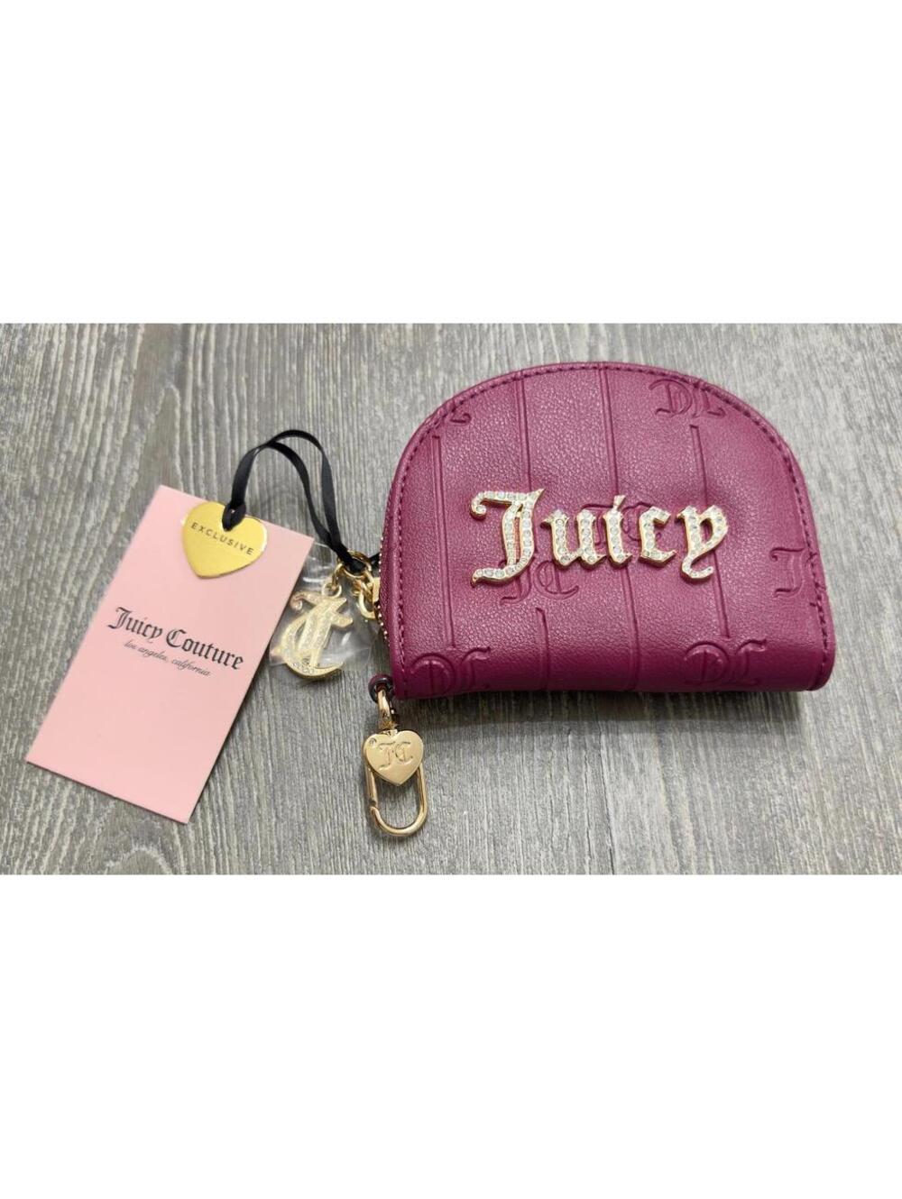 Juicy Couture Plum Berry Drama Queen Mini Mirror Wallet